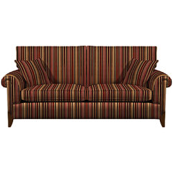 Duresta Cavendish Large Sofa, 2 Scatter Cushions, Bancroft Stripe Faberge